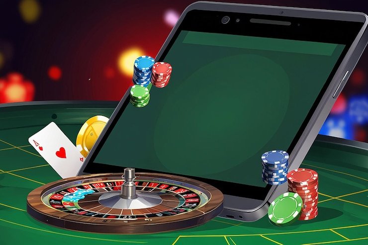 Pengguna membaca syarat dan ketentuan melalui perangkat mobile dengan nyaman